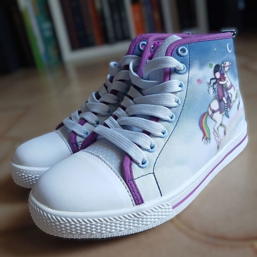 Santoro London Gorjuss High Sneakers Size 36 New