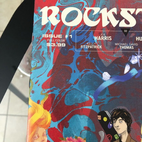 Rockstars 1 comic new, first appearance Harris Hutchison