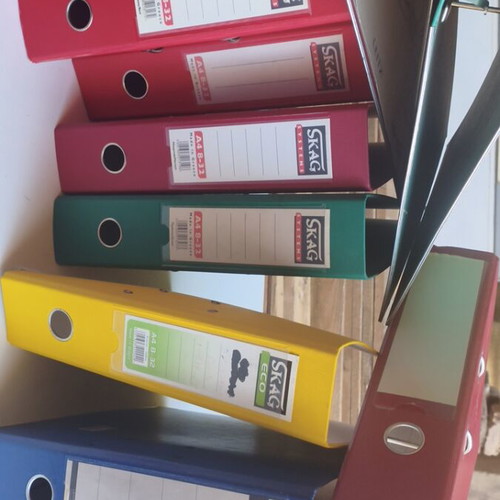 Binder pack of 13 pcs 8/32 for A4 like new Skag and Leitz