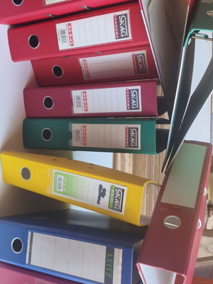 Binder pack of 13 pcs 8/32 for A4 like new Skag and Leitz