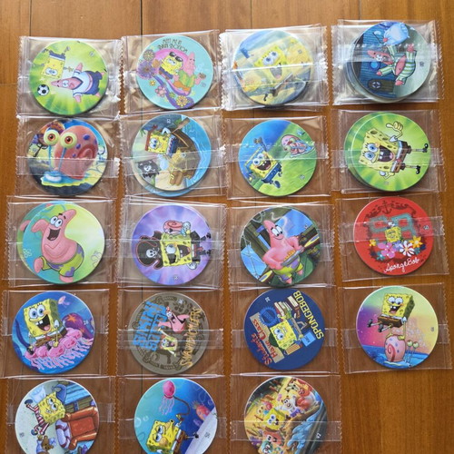 SpongeBob Chipicao Caps Set of 19 New