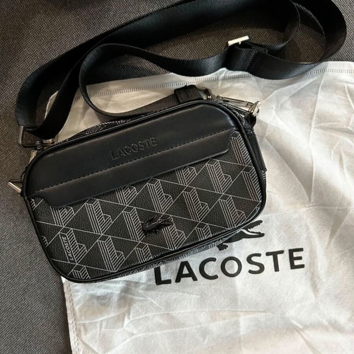 Lacoste shoulder bag, black
