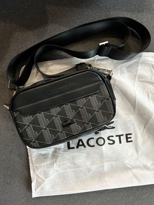 Lacoste shoulder bag, black