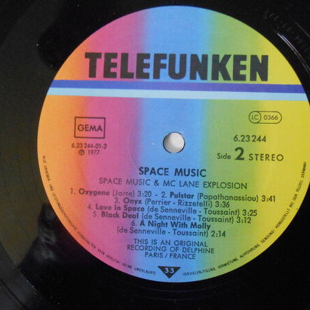 Mc Lane Explosion Space Music record used, electronic genre