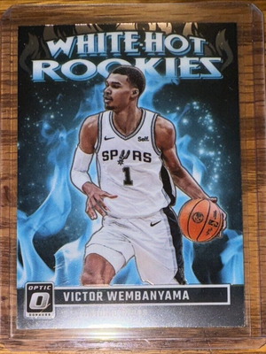 VICTOR WEMBANYAMA 2023-24 Panini Donruss WHITE HOT ROCKIES Optic Basketball