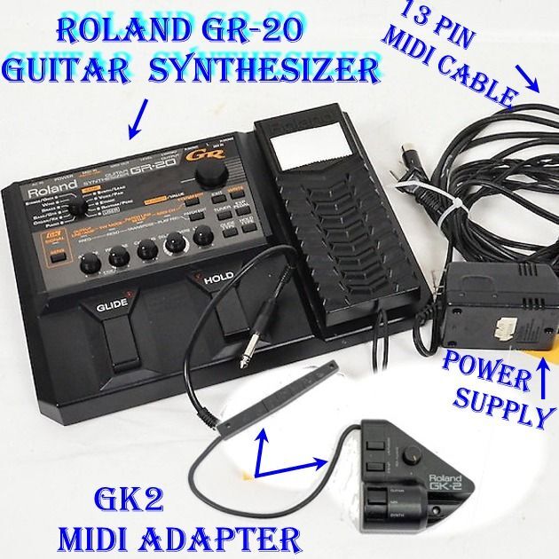 【極美品・ライブ2回のみ】Roland GR-20 アダプター＆GKケーブル付 Roland GR-20 guitar synthesizer full… - € 269,00 - Vendora.cy
