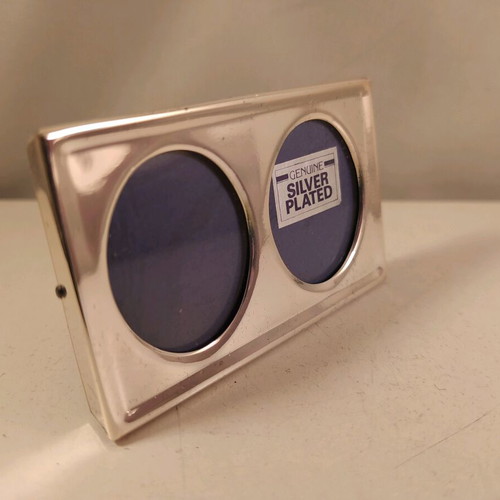 Silver plated vintage frame new, miniature