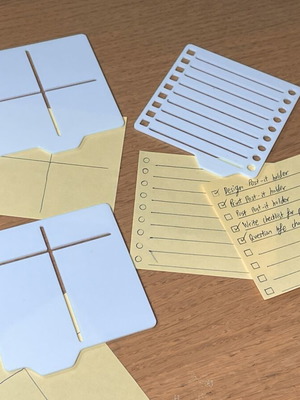 Sticky note gadget κατόπιν παραγγελίας, 3d printed