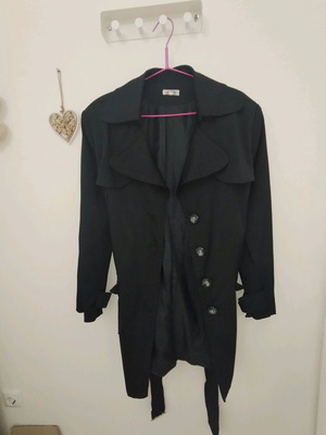 Linea siderati women's coat like new, black, size L