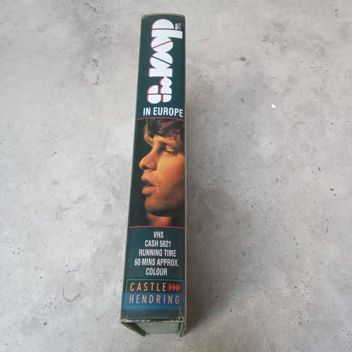 The Doors In Europe VHS tape used, 1980s, Jim Morrison