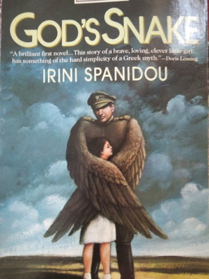 God's Snake book by Irini Spanidou used, 1986 King Penguin edition