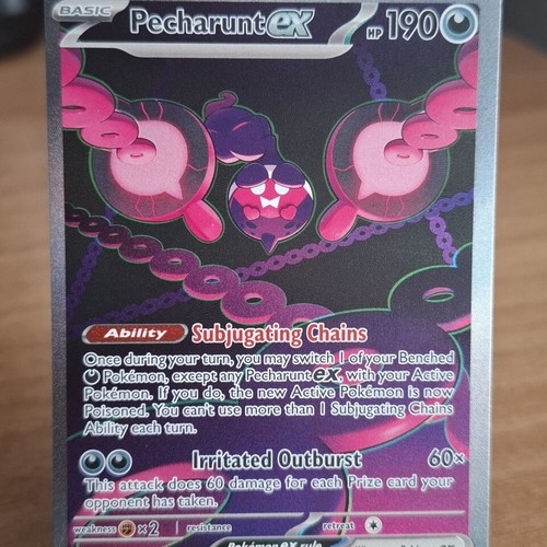 Pecharunt SIR 93/64 Pokemon Shrouded Fable TCG card like new