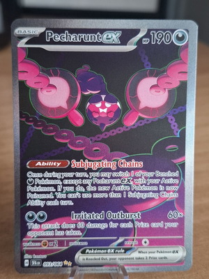 Pecharunt SIR 93/64 Pokemon Shrouded Fable TCG card like new