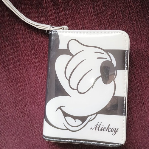 Disney Mickey wallet, black and white