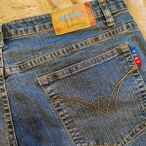 Jeans No.58 long blue men's RE&X like new