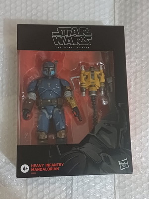 Star Wars The Black Series Heavy Infantry Mandalorian Deluxe Action Figure new
