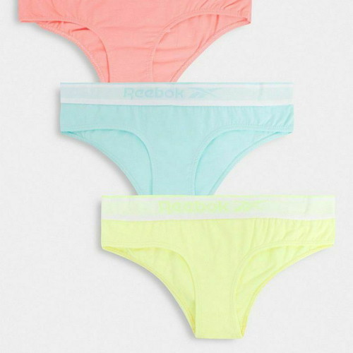 Reebok 2-pack string underwear large fluorescent yellow and blue new