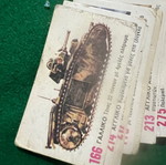 Πακέτο 115 παλιά ελληνικά χαρτάκια με όπλα σαν καινούργιο