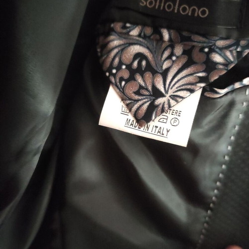 Sollolono Italian men's jacket new, size 44, black