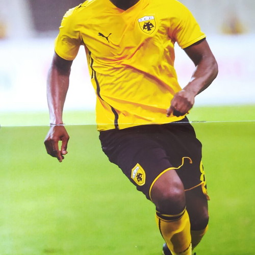 Football match program AEK vs Iraklis used