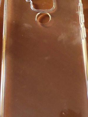 Mobile phone cases new, pack of two, transparent and black silicone