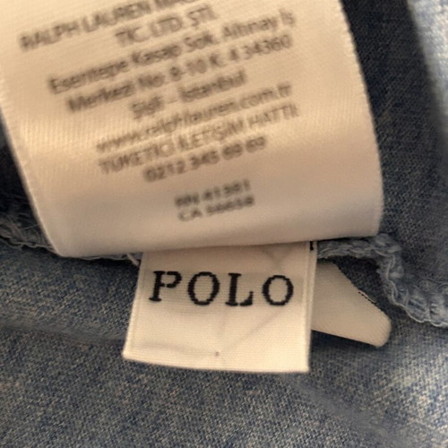 Polo Ralph Lauren men's cotton jersey t-shirt S used, blue