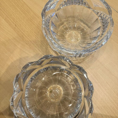 Orrefors Sweden crystal vases new, sold together