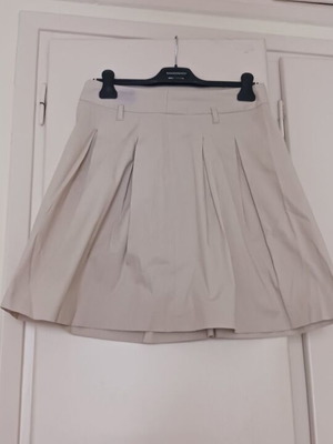 Zara Basic beige cotton skirt like new, alpha line, size M