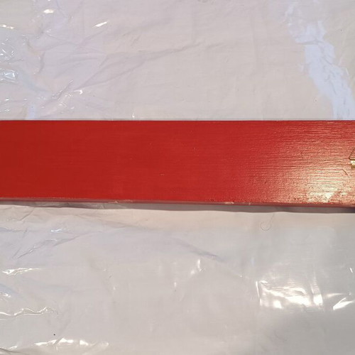 Handmade wooden coat rack 50 cm, new, with 5 double hooks