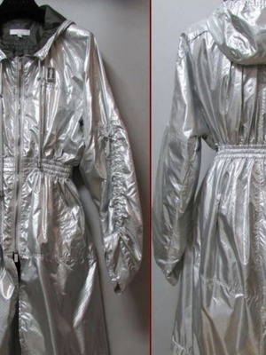 Celine Metallic Silver Insulated Jacket premium edition like new