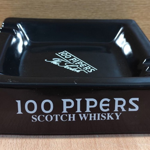 100 Piper's Scotch Whisky Ceramic Ashtray like new
