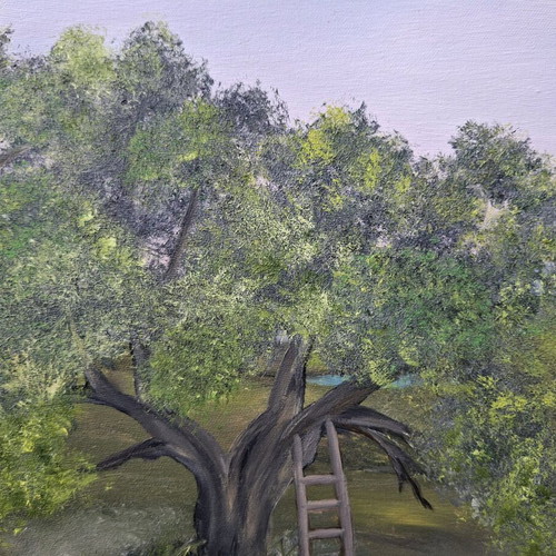 Oil painting landscape artwork new handmade