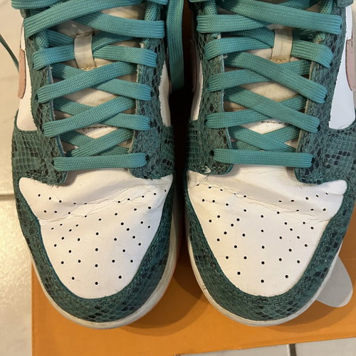 Nike Dunk Low Premium Snakeskin sneakers size 45 used