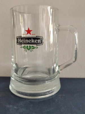 Heineken beer glass 0.5 l like new