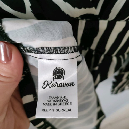Karavan mini φόρεμα με zebra pattern σαν καινούργιο, μέγεθος M