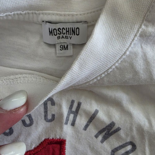 Moschino baby shirt used, size 9M