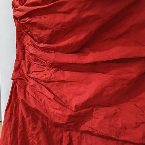 Sixth Sense strapless formal dress used, red, size L
