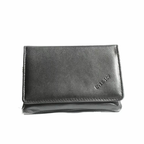 Over Top leather tobacco pouch black new