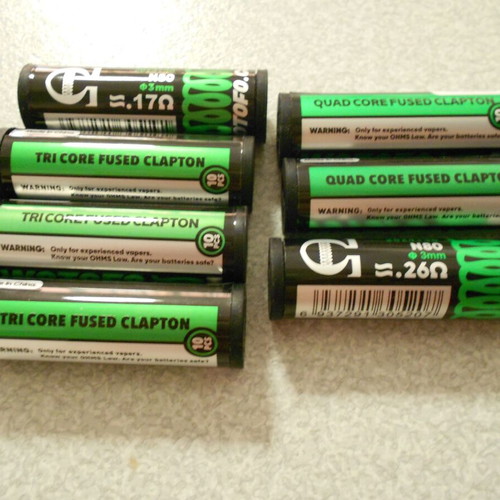 Wotofo Tri Core Fused Clapton and Quad Core Fused Clapton new coils