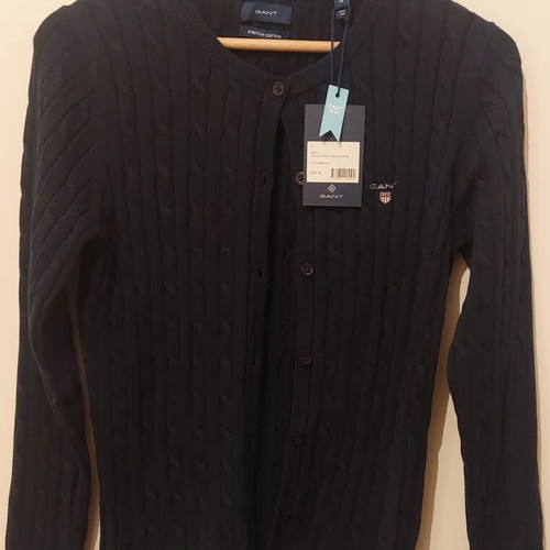 GANT women's cardigan, dark blue, medium, new with tags