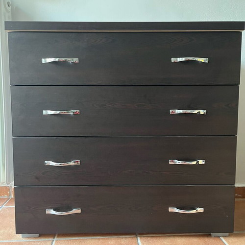 Bedroom set 160 x 200 cm used (bed, mattress, 2 nightstands, vanity set)