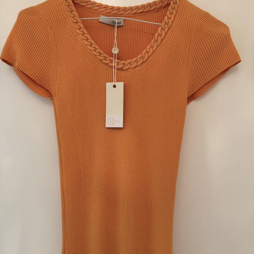 Relish long dress new, coral orange