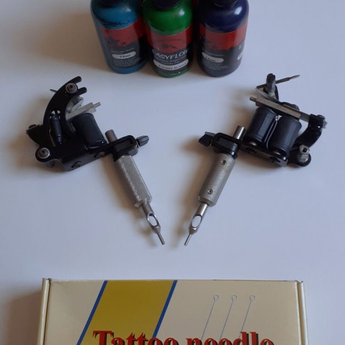 Vintage tattoo machines like new, complete kit