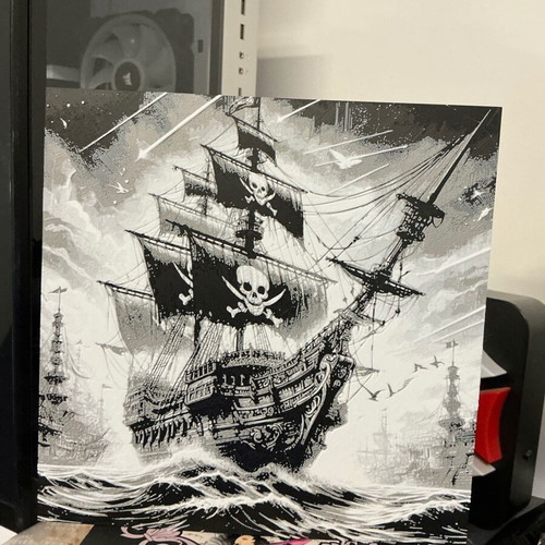 Pirate Ship decorative new, PLA material