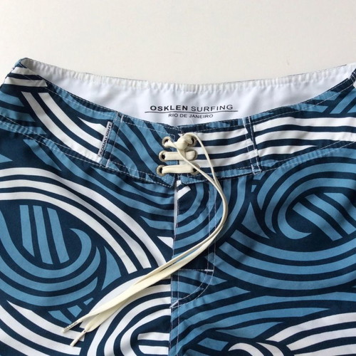Osklen Men's Surfing Board Swimwear Size S like new, petrol blue