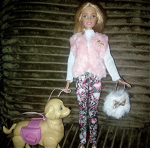 Κούκλα "Barbie Walk and Potty Pup" (Mattel κωδικός DWJ68 του 2015), redressed