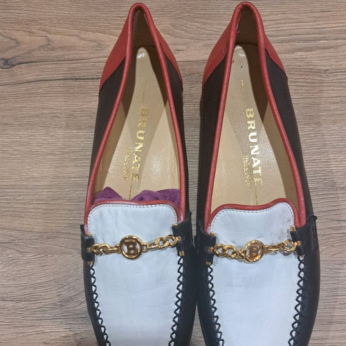 Brunate women's ballerinas like new, blue and red, size 37