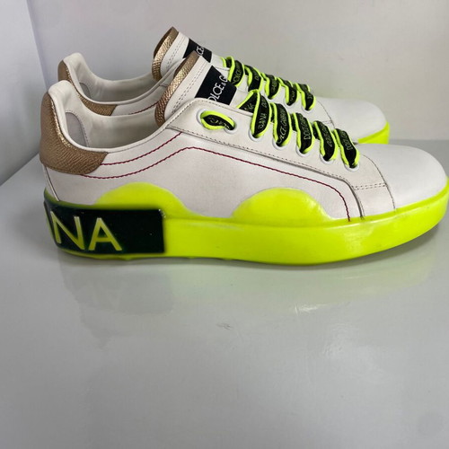 Dolce & Gabbana Portofino leather sneakers like new, white, size 38