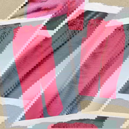 Λινά bermuda Marks & Spencer σαν καινούργια, μεγέθη L-XXL, νέον ροζ