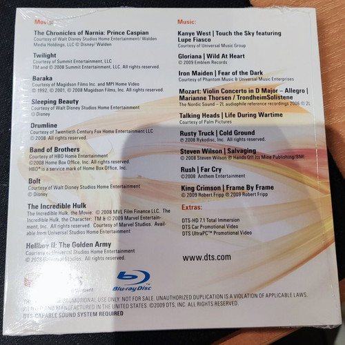 DTS Blu-ray Demonstration Disc Vol.14 new